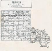 Riggins Township, Benson County 1957